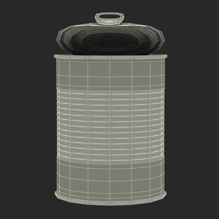 3D model Open Empty Tin Can 2