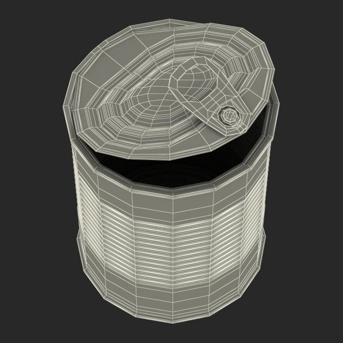 3D model Open Empty Tin Can 2