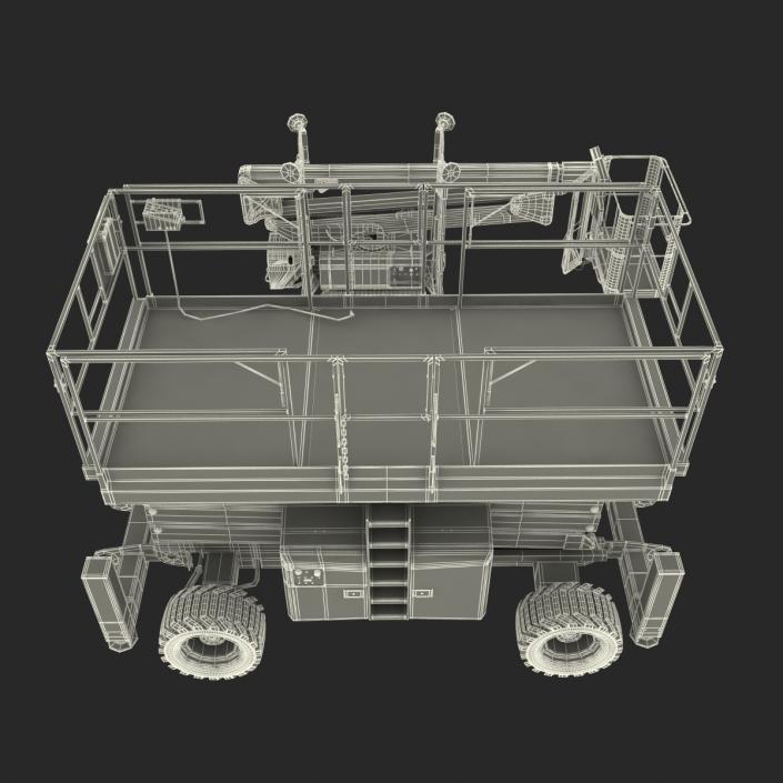 Scissor Lifts Collection 3D model