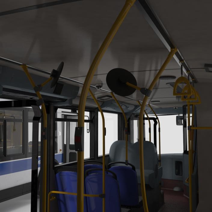 3D model Rigged Buses Collection 3