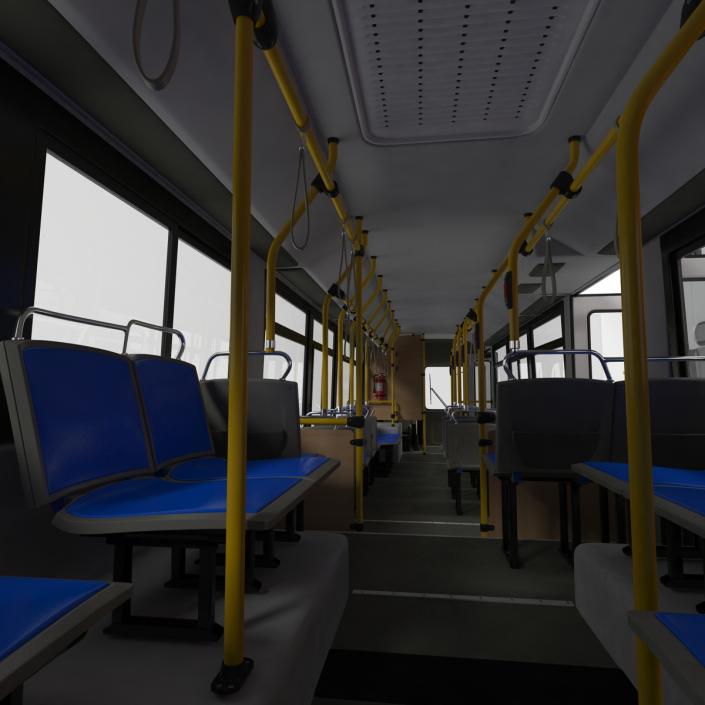 3D model Rigged Buses Collection 3