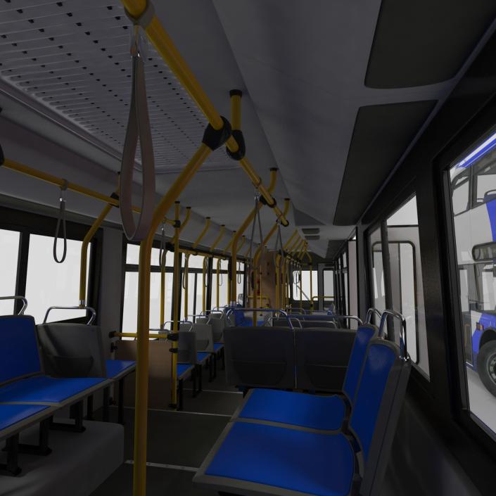 3D model Rigged Buses Collection 3