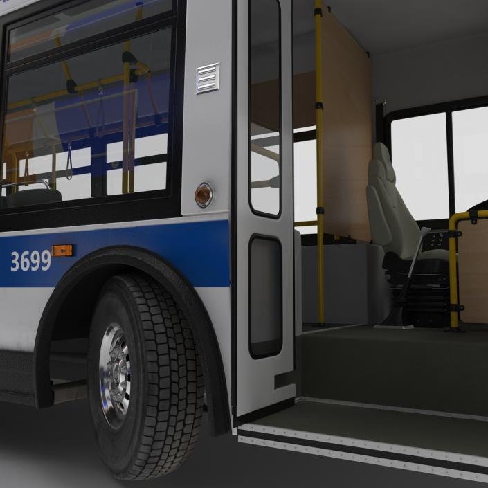 3D model Rigged Buses Collection 3