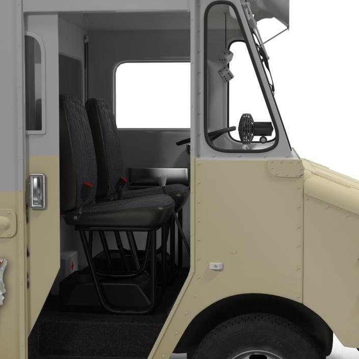 3D model Ice Cream Van Rigged