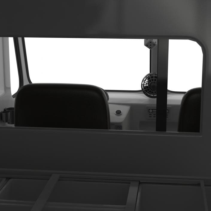 3D model Ice Cream Van Rigged