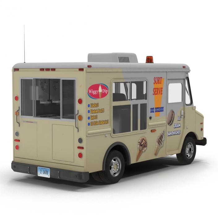 3D Ice Cream Van model