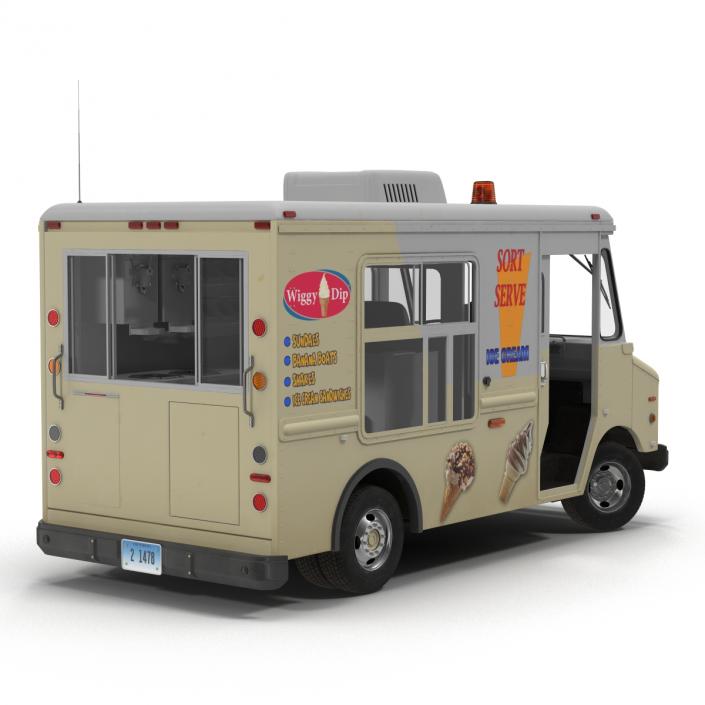 3D Ice Cream Van model