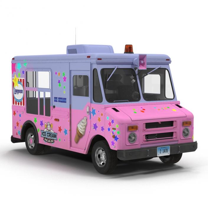 3D model Ice Cream Van 2