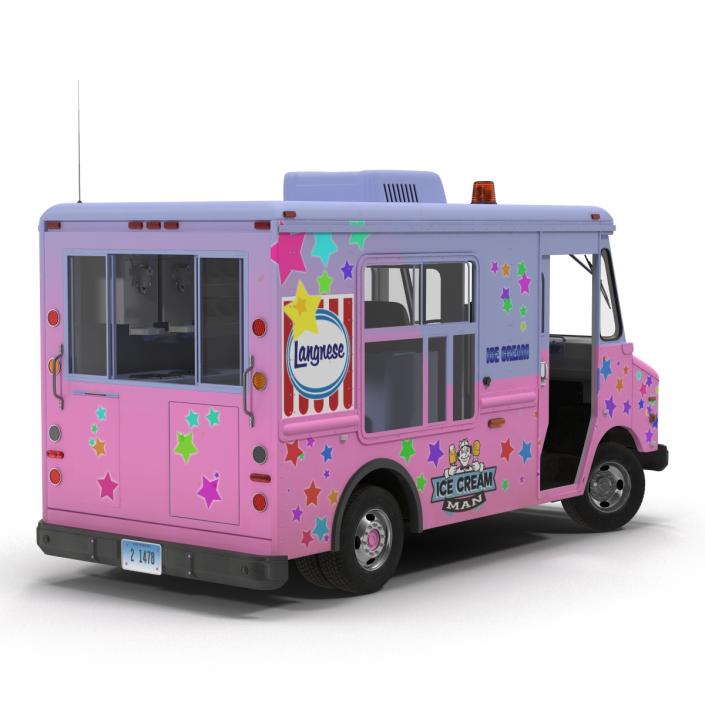 3D model Ice Cream Van 2