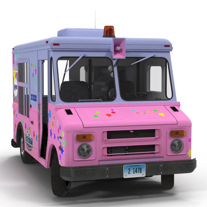 3D model Ice Cream Van 2