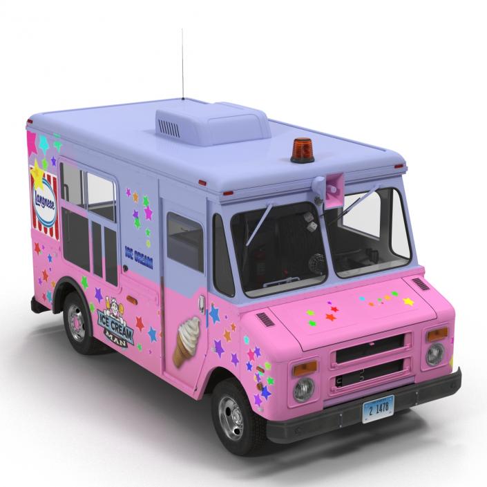 3D model Ice Cream Van 2