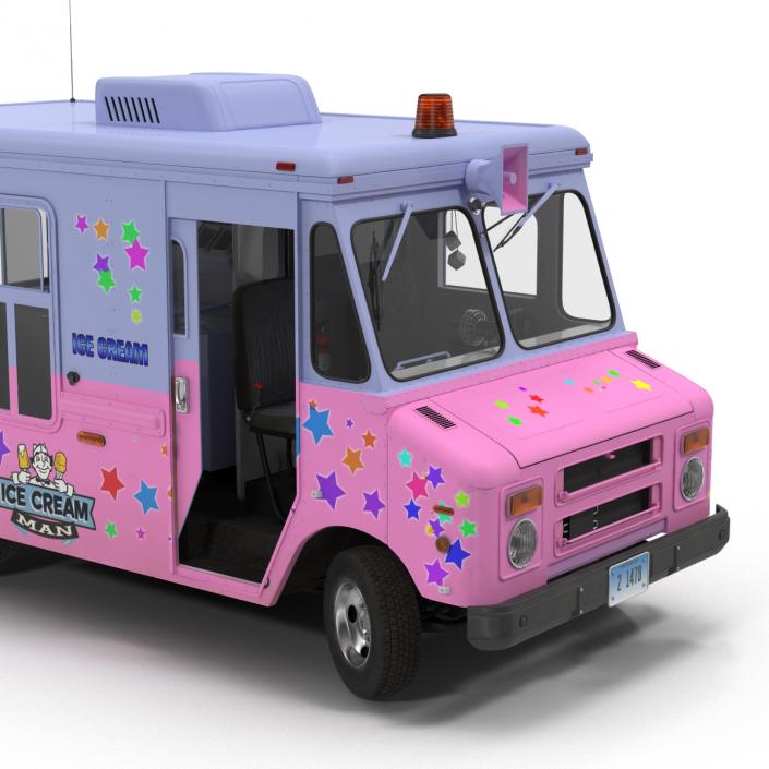 3D model Ice Cream Van 2