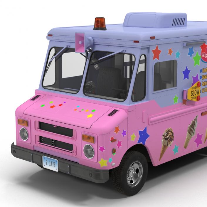 3D model Ice Cream Van 2