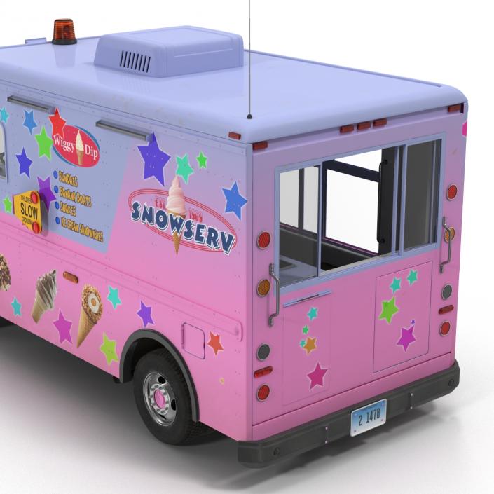 3D model Ice Cream Van 2