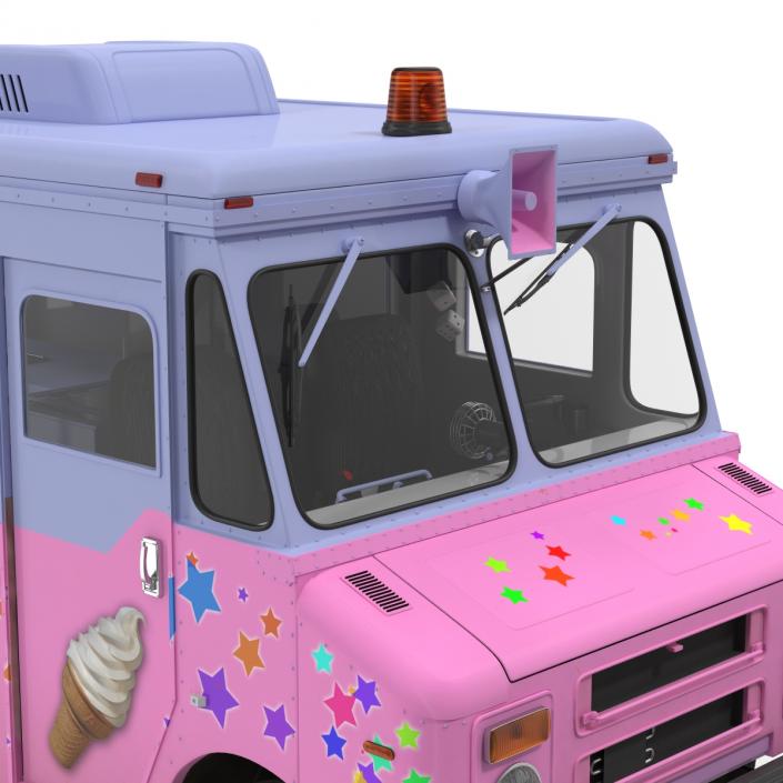 3D model Ice Cream Van 2