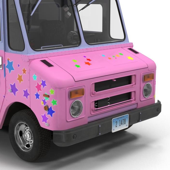 3D model Ice Cream Van 2