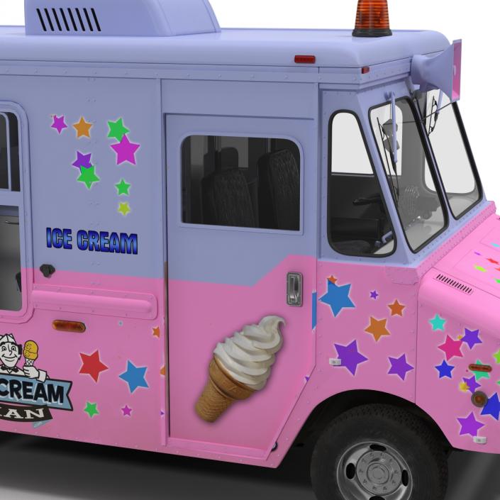 3D model Ice Cream Van 2