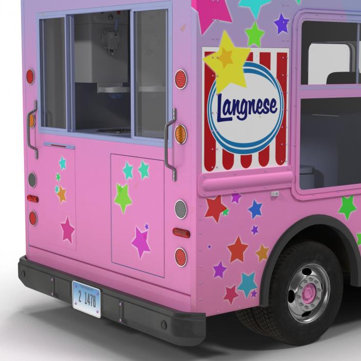 3D model Ice Cream Van 2