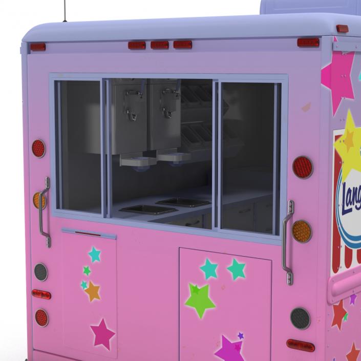 3D model Ice Cream Van 2