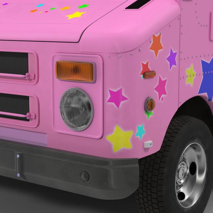 3D model Ice Cream Van 2