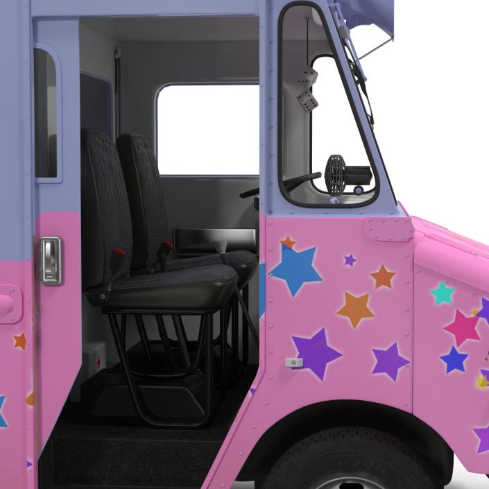 3D model Ice Cream Van 2