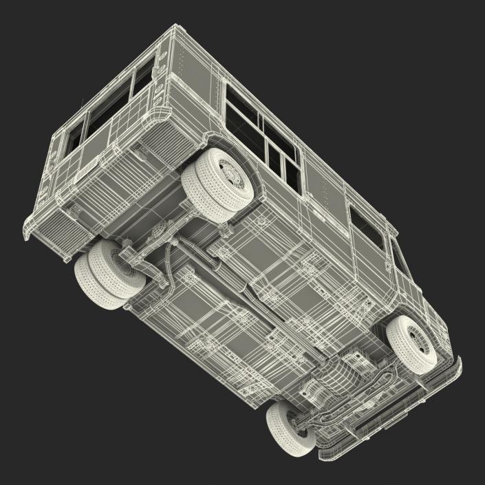 3D model Ice Cream Van 2