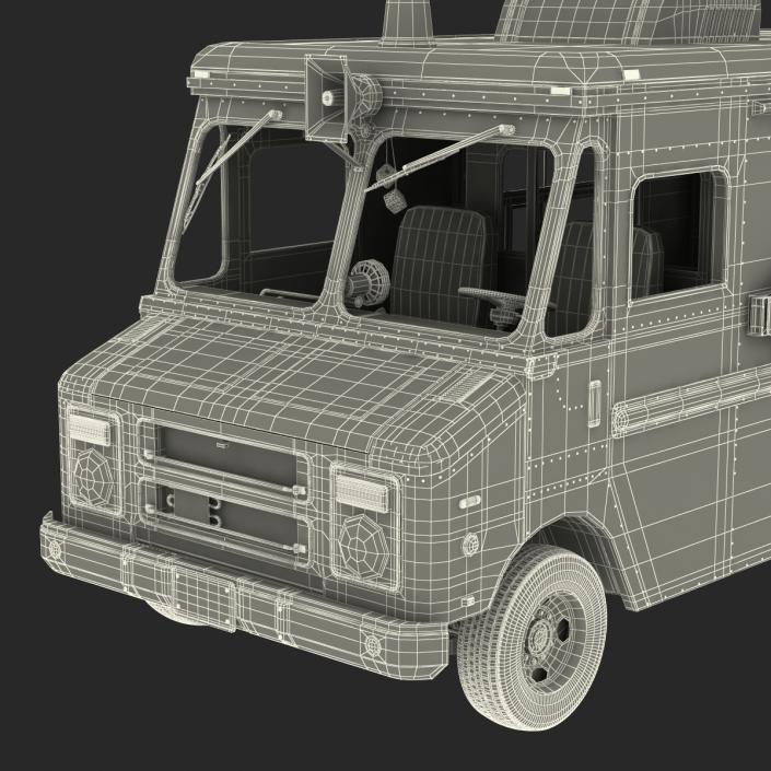 3D model Ice Cream Van 2