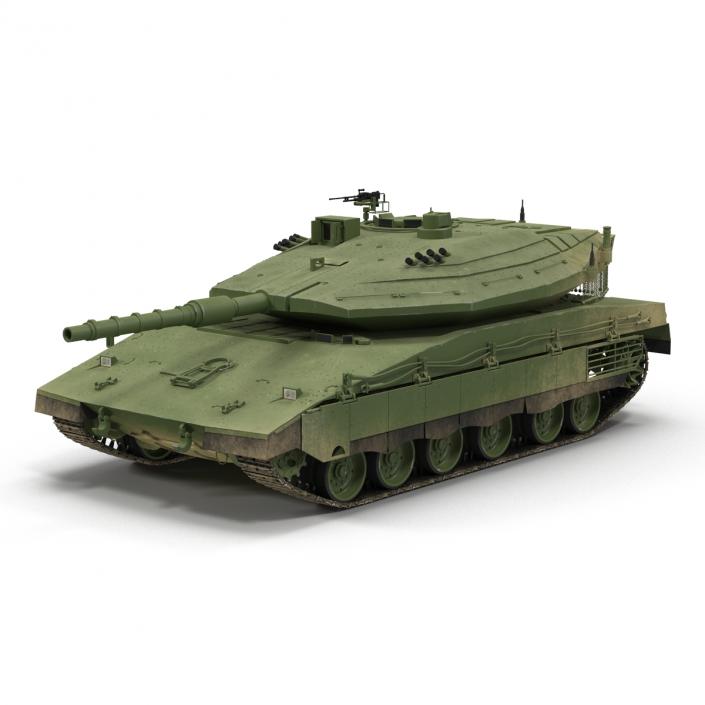 3D model Merkava Mk IV Rigged