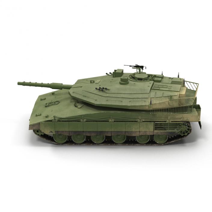 3D model Merkava Mk IV Rigged