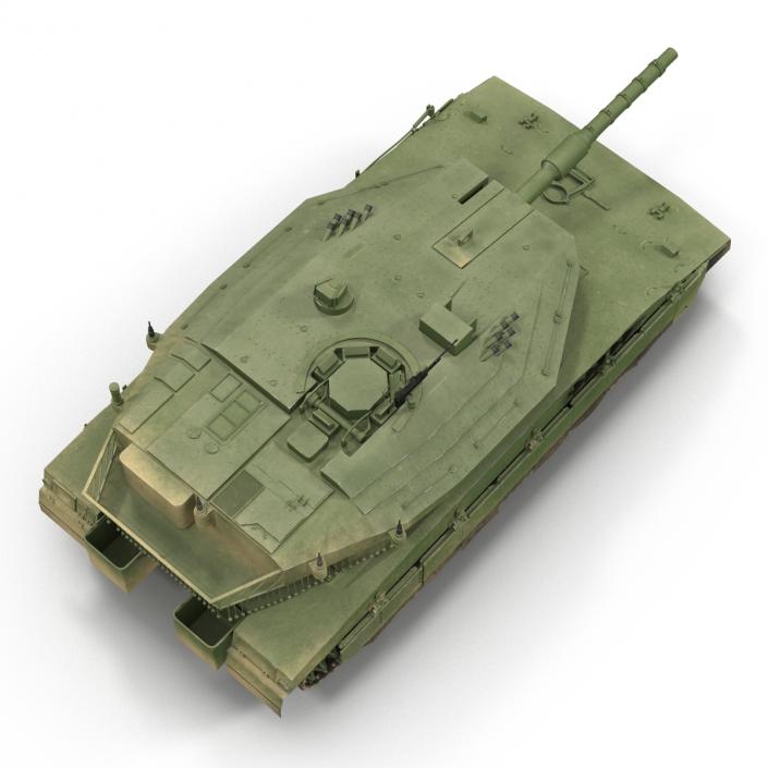 3D model Merkava Mk IV Rigged