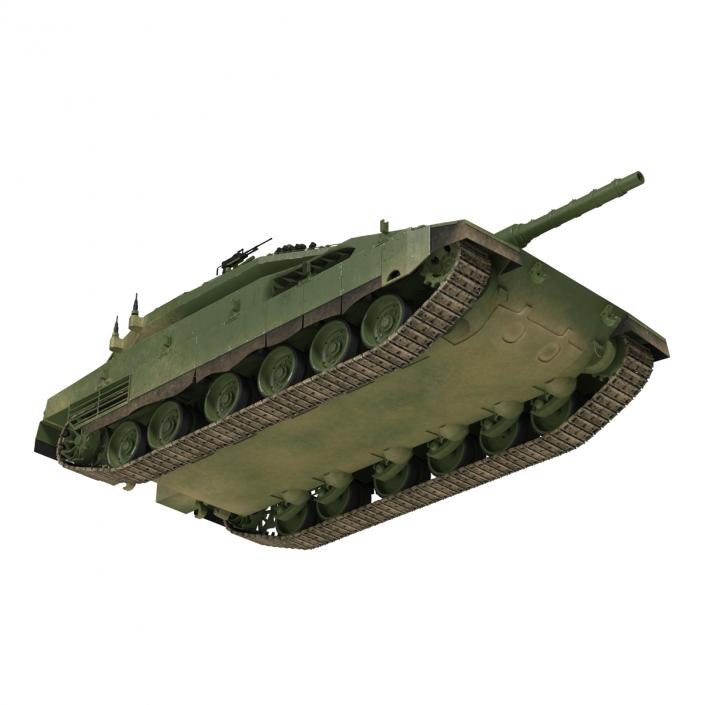 3D model Merkava Mk IV Rigged