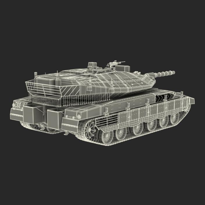 3D model Merkava Mk IV Rigged