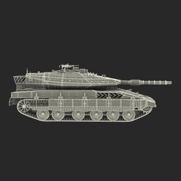 3D model Merkava Mk IV Rigged