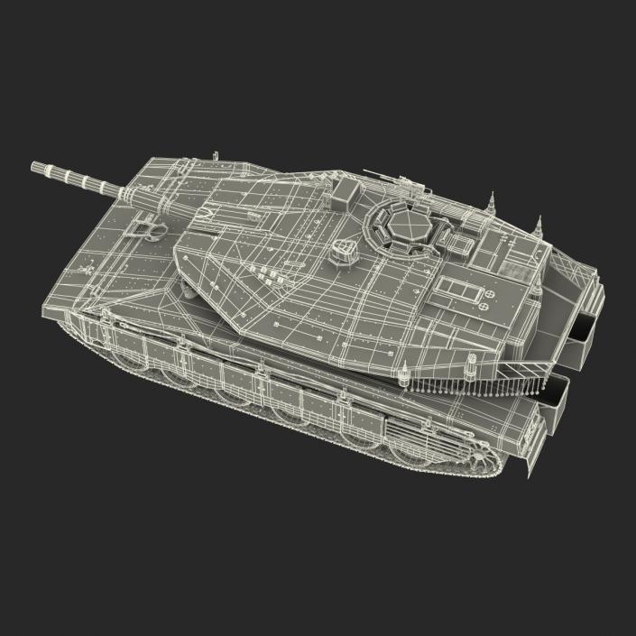 3D model Merkava Mk IV Rigged