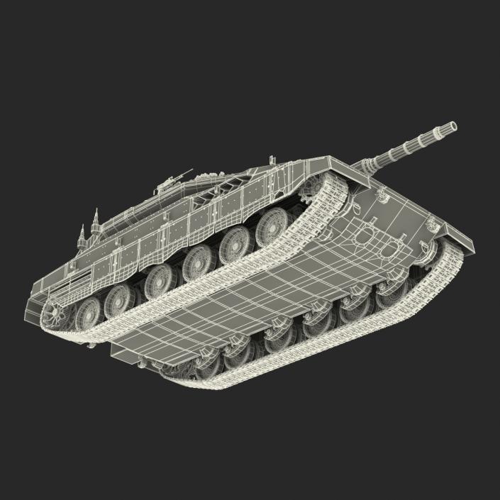 3D model Merkava Mk IV Rigged