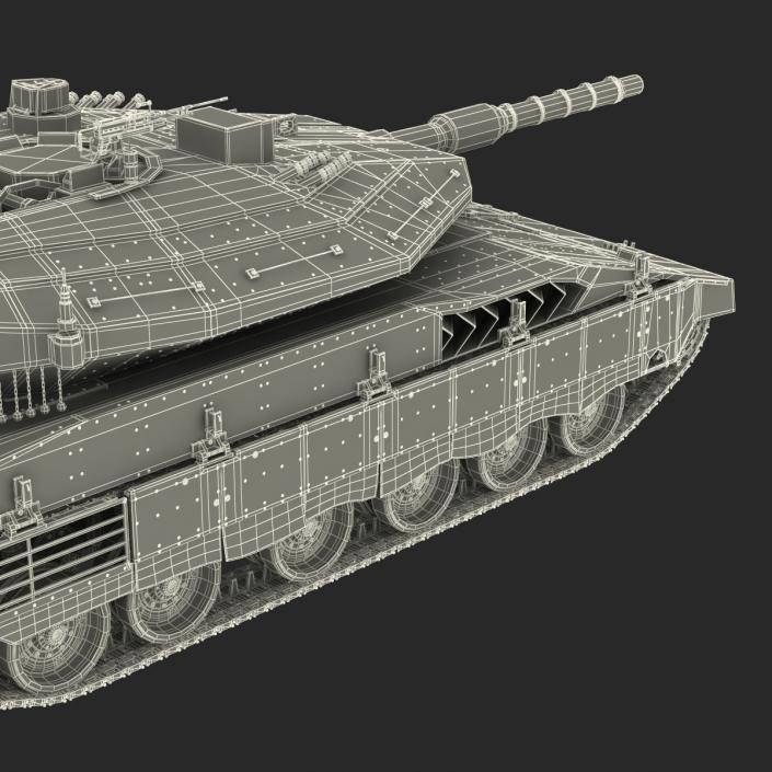 3D model Merkava Mk IV Rigged