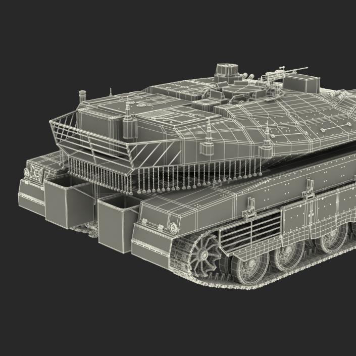 3D model Merkava Mk IV Rigged