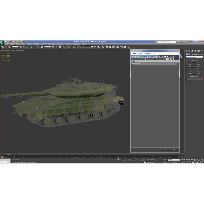 3D Merkava Mk IV model