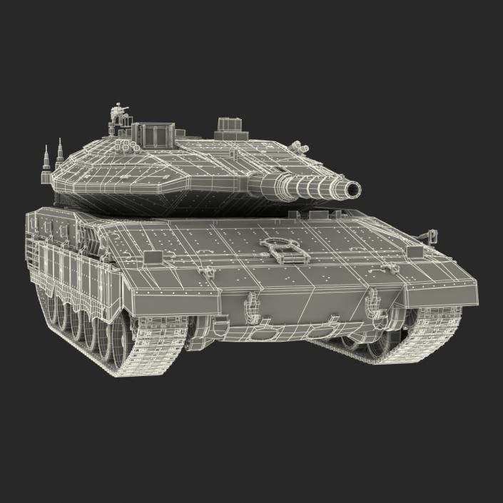 3D Merkava Mk IV model