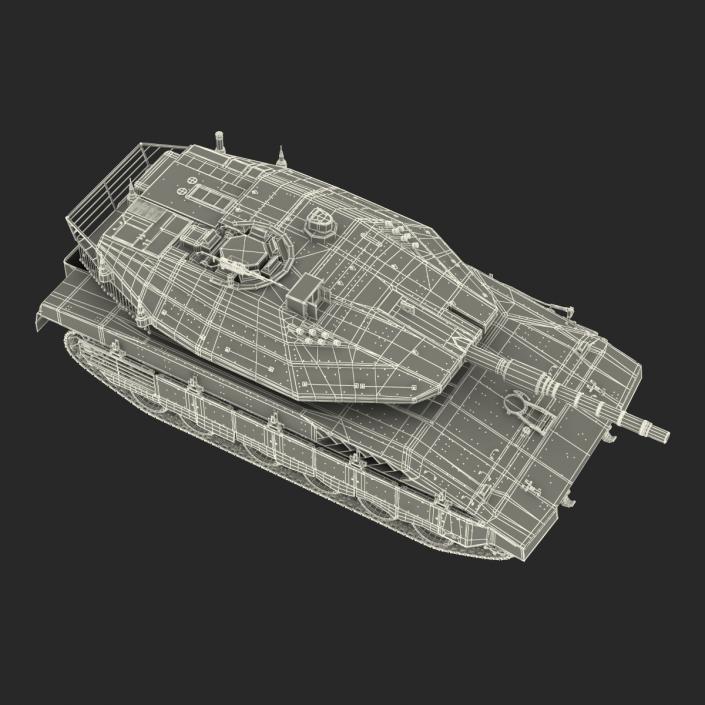 3D Merkava Mk IV model