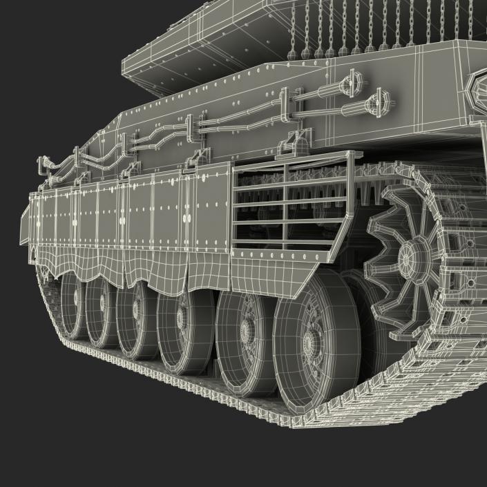 3D Merkava Mk IV model