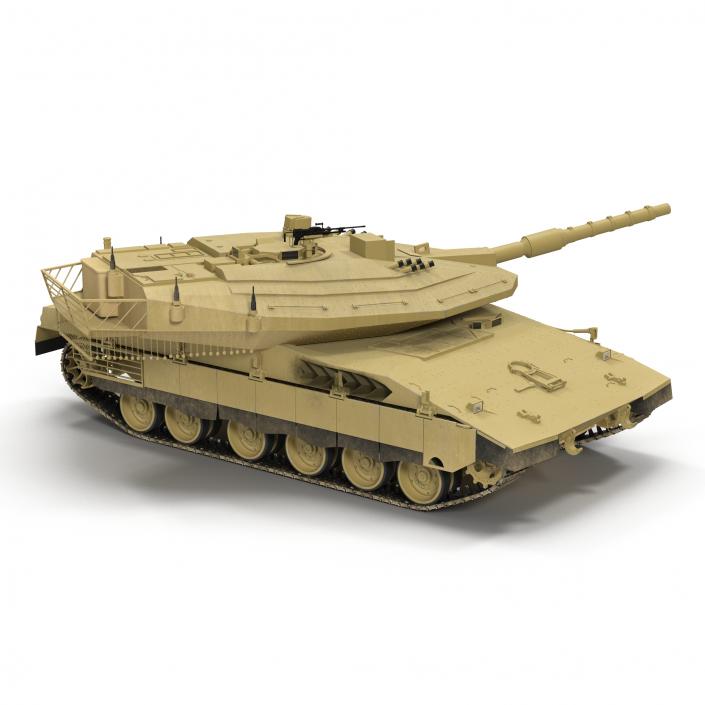 Merkava Mk IV 2 Rigged 3D