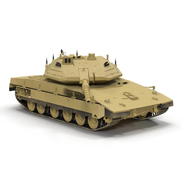 Merkava Mk IV 2 Rigged 3D