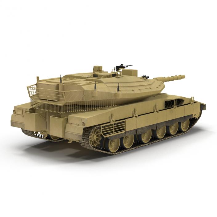 Merkava Mk IV 2 Rigged 3D