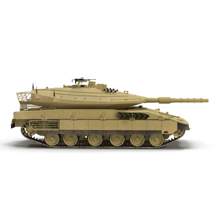 Merkava Mk IV 2 Rigged 3D