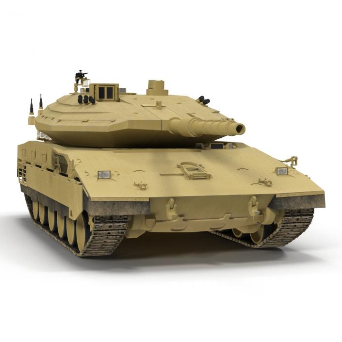 Merkava Mk IV 2 Rigged 3D