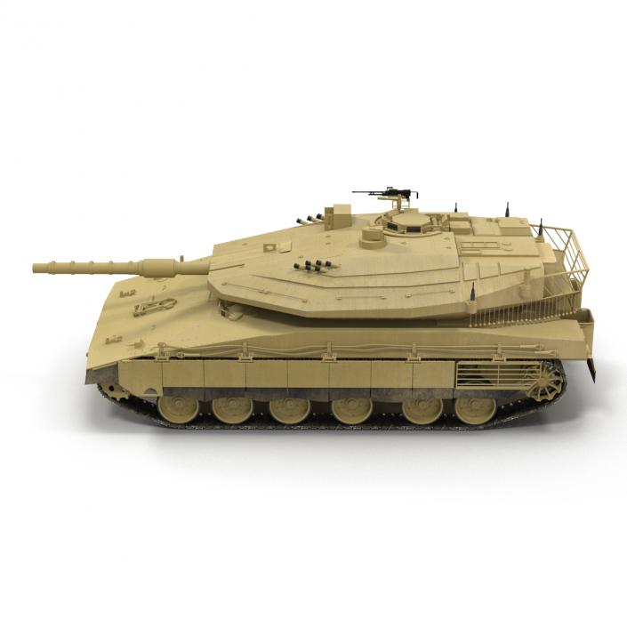 Merkava Mk IV 2 Rigged 3D