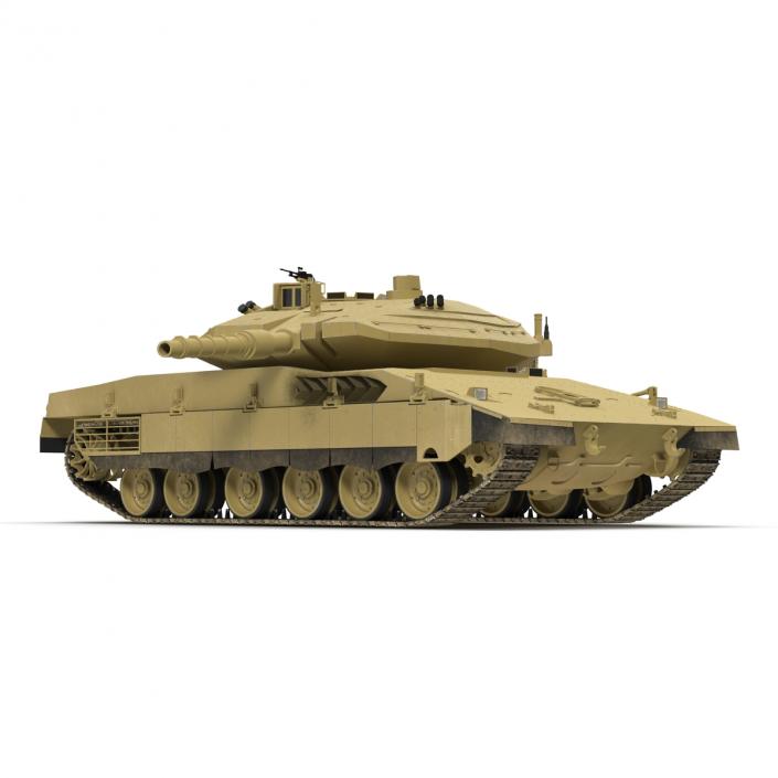 Merkava Mk IV 2 Rigged 3D