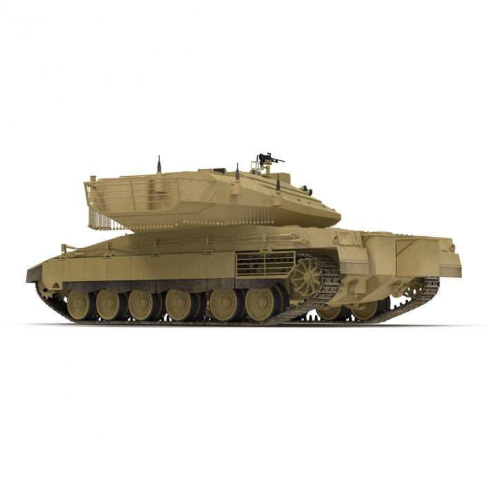 Merkava Mk IV 2 Rigged 3D