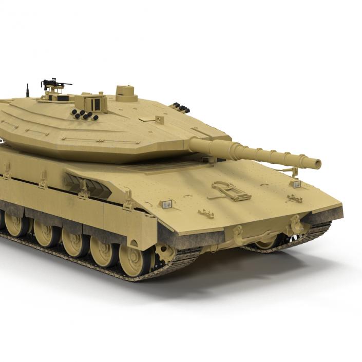 Merkava Mk IV 2 Rigged 3D